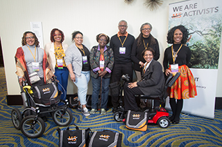Belinda and other MS Activists at Public Policy Conference